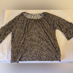 Michael kors leopard print top